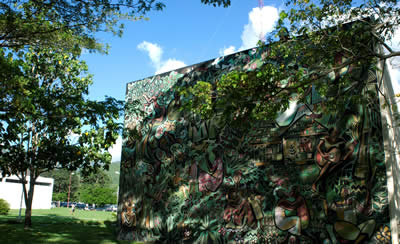 Mural, Old Vice Chancellery Building, Mona