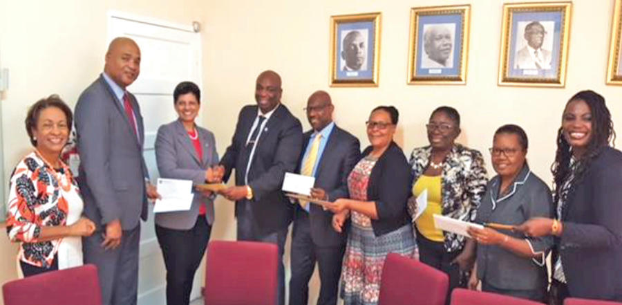Seven colleges handed over letters of intent to become colleges of The UWI.