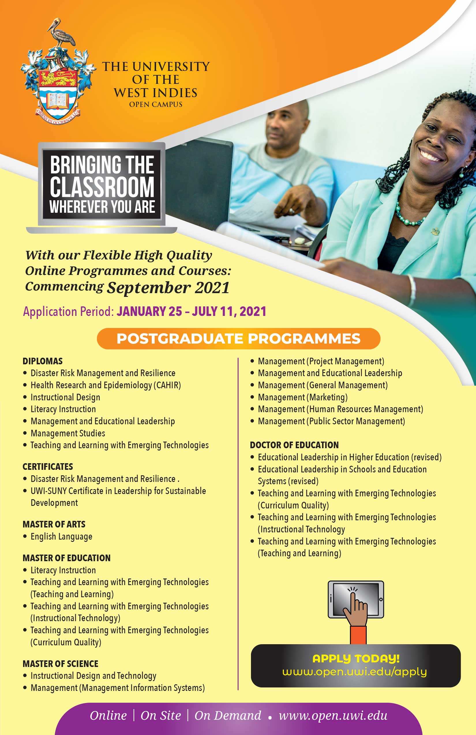 work and travel programs uwi