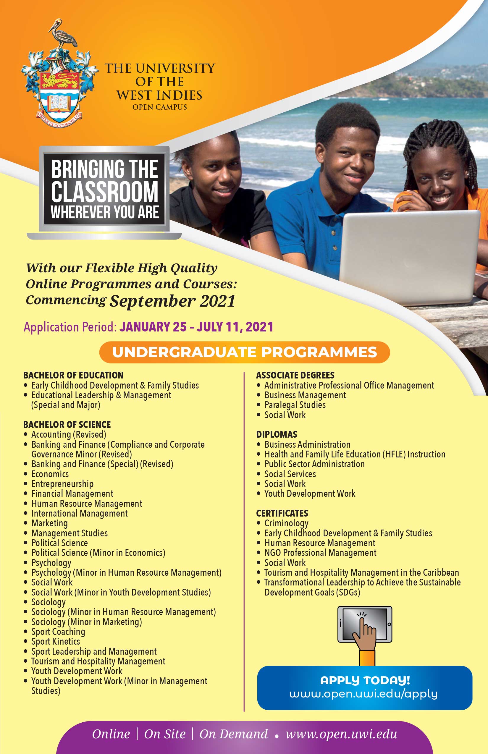 work and travel programs uwi